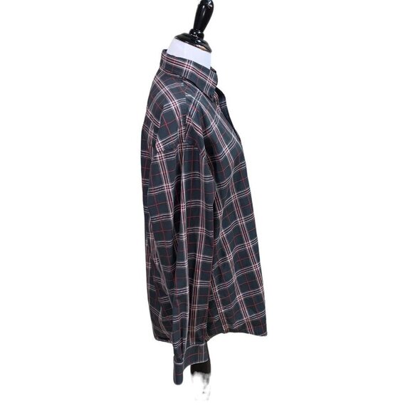 Stetson Men's Button Down Shirt M Medium Plaid Pattern Western Cowboy Gray - Picture 4 of 6